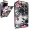 Sony Xperia Go ST27i Leather Flip Case Pink Flowers Sony Xperia Go ST27i Leather Flip Case Pink Flowers
